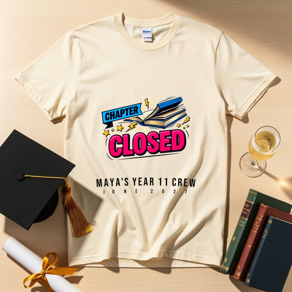 Chapter Closed Personalized Group T-Shirt