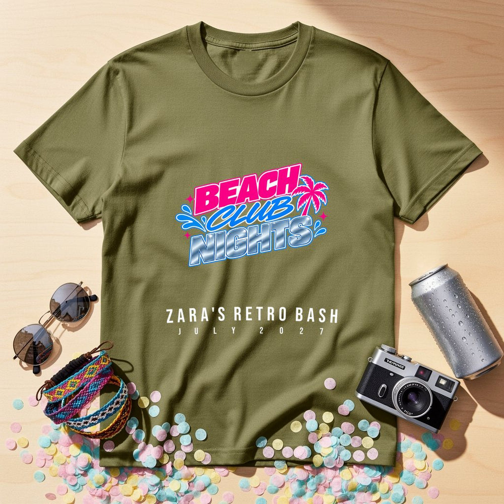 Baywatch Nights — Personalised 90s T-Shirt