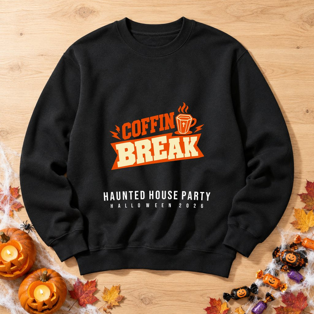 Coffin Break — Personalised Halloween Sweatshirt