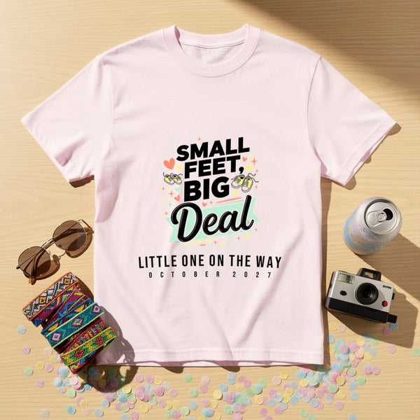 Small Feet Big Personalized Group T-Shirt