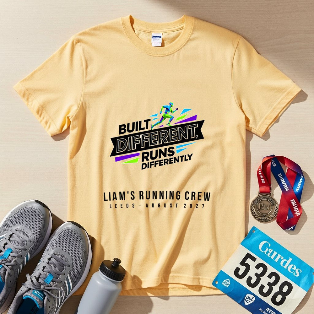Built Different Personalized Charity T-Shirt