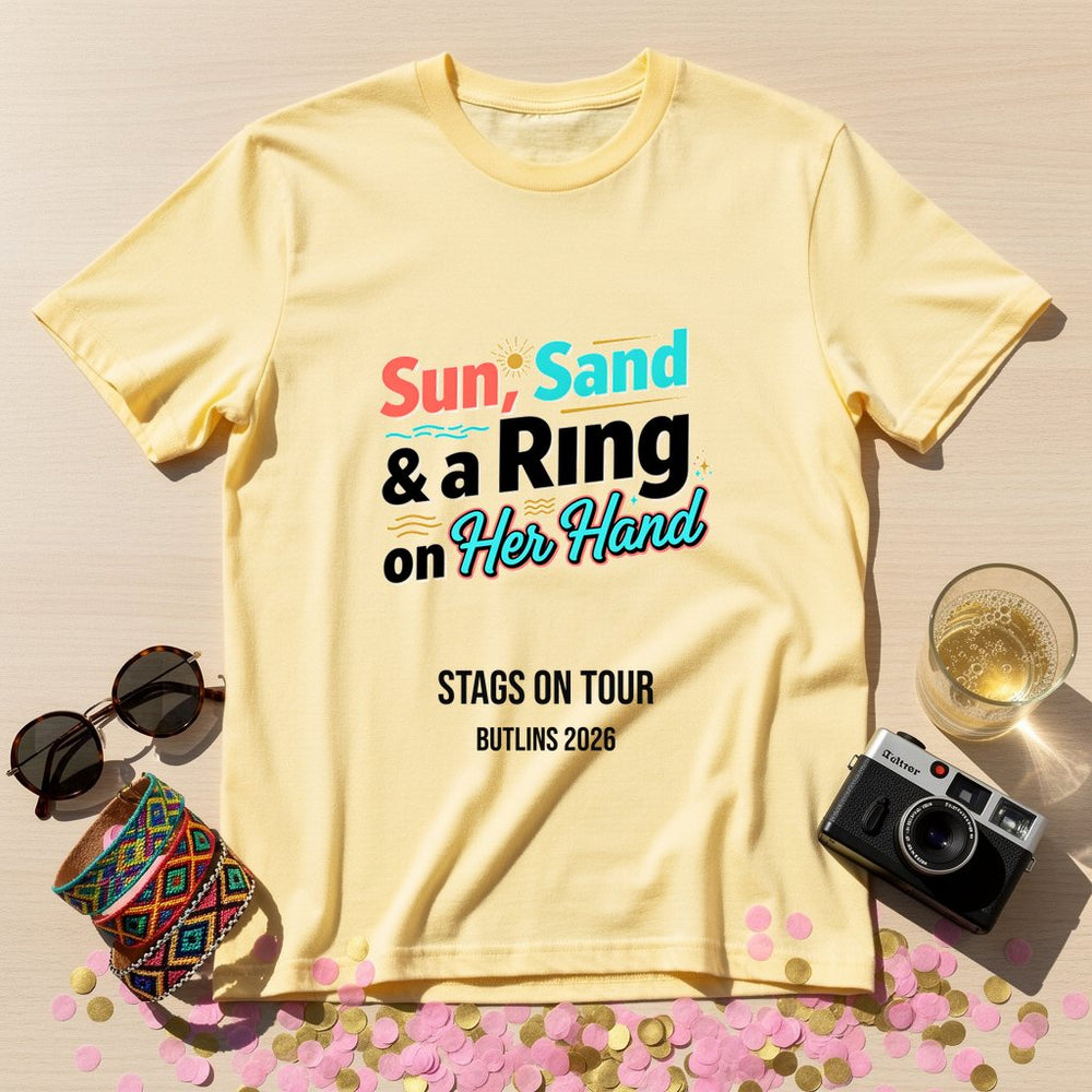 Sun Sand Ring Personalized Group T-Shirt
