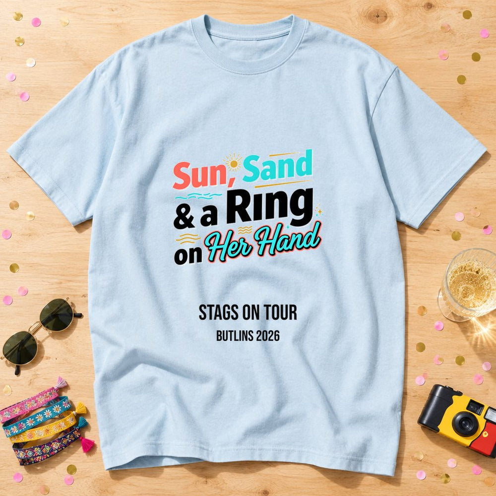 Sun Sand Ring Personalized Group T-Shirt