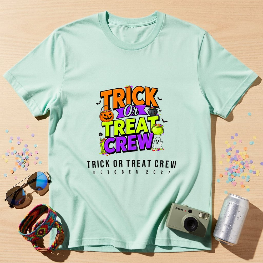 Trick Treat Crew Personalized Group T-Shirt