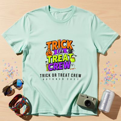 Trick Treat Crew Personalized Group T-Shirt