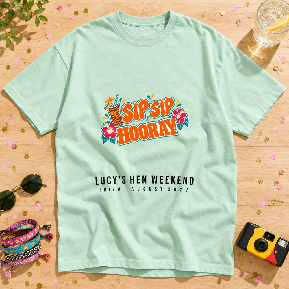 Margarita Cheers — Personalised Hen Do T-Shirt