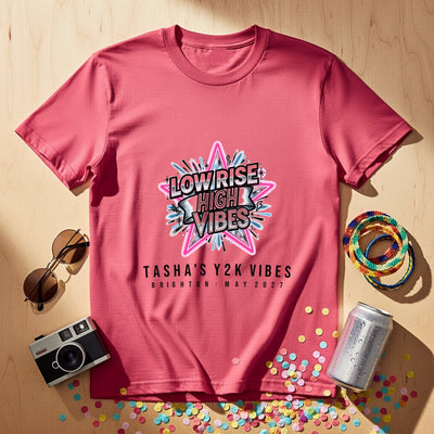 Low Rise Vibes Personalized Group T-Shirt