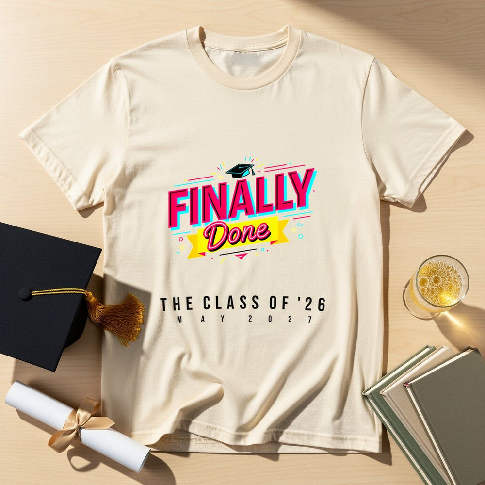 Finally Done Personalized Group T-Shirt