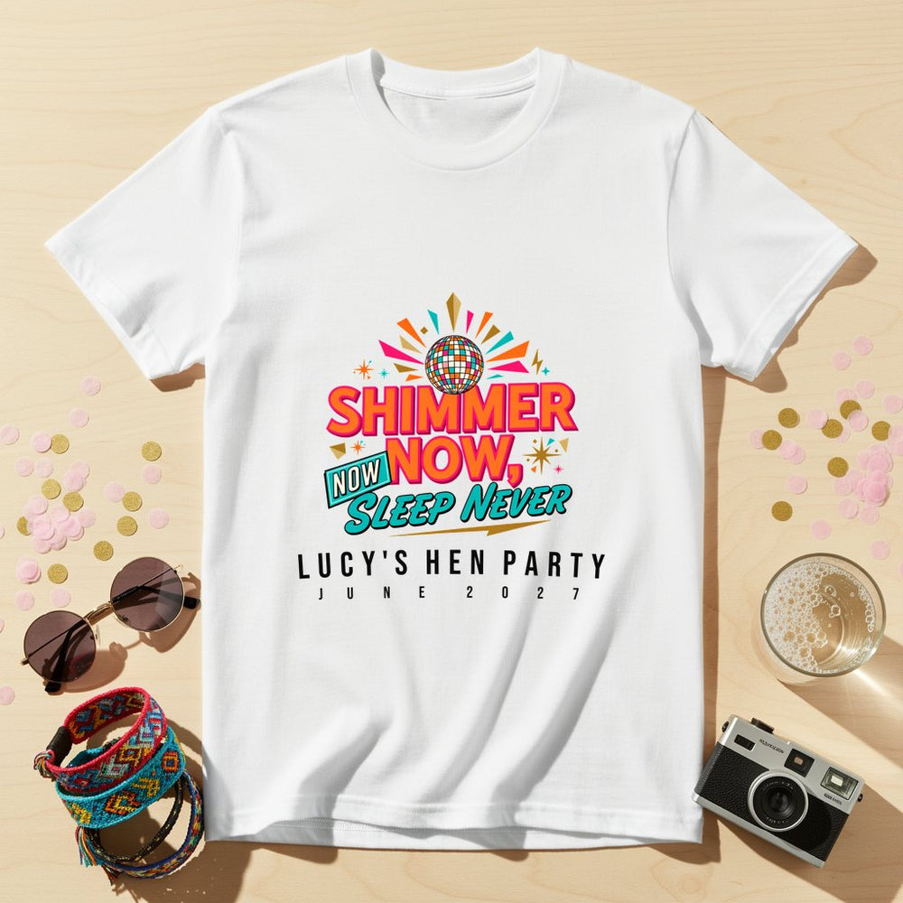 Shimmer Now Personalized Weekender T-Shirt