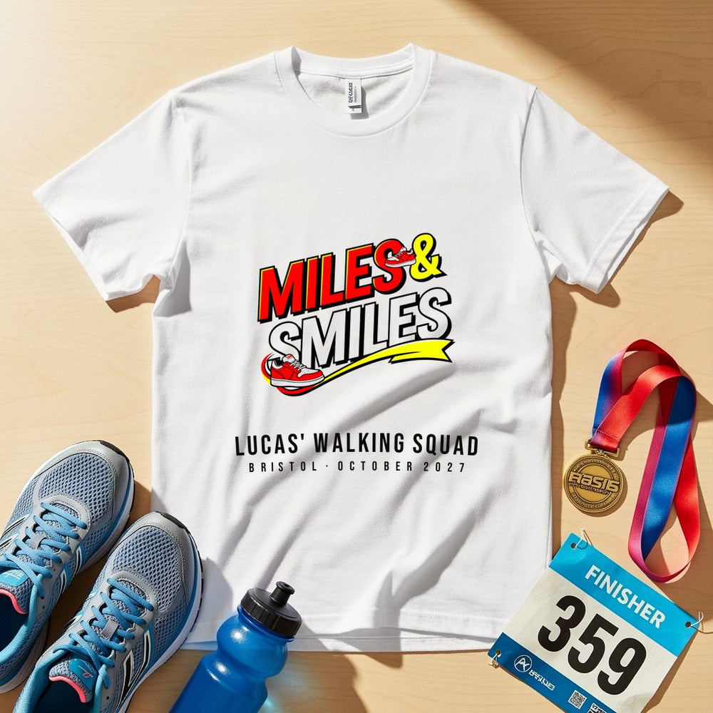 Miles & Smiles Personalized Charity T-Shirt