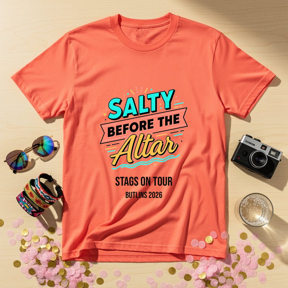 Salty Before Altar Personalized Group T-Shirt