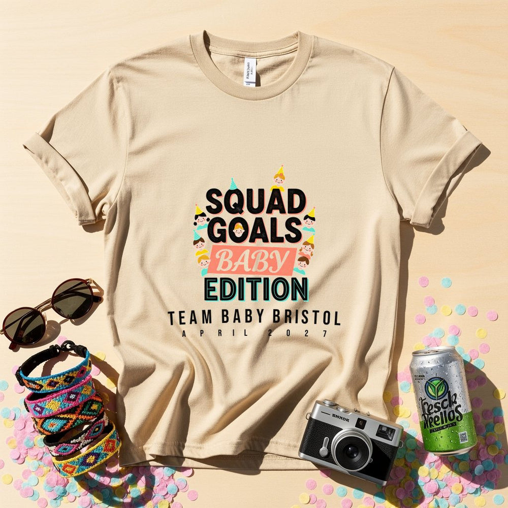 Squad Goals Baby Personalized Group T-Shirt