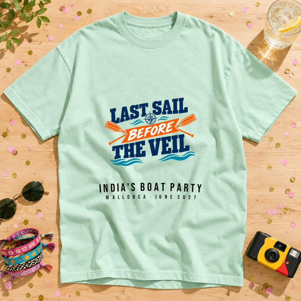 Ship Wheel — Personalised Hen Do T-Shirt