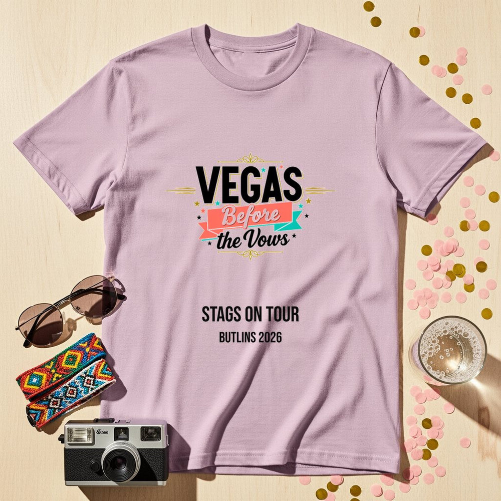 Vegas Vows Personalized Group T-Shirt
