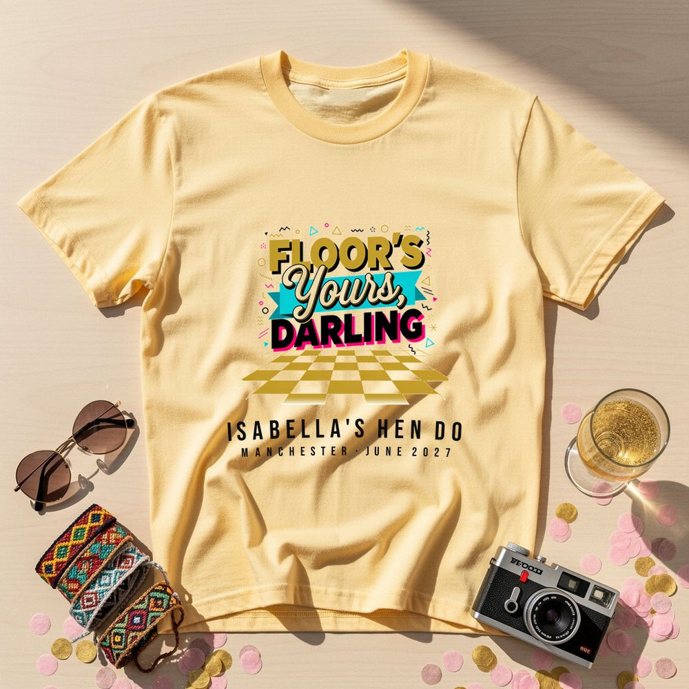 Floor's Yours Personalized Weekender T-Shirt