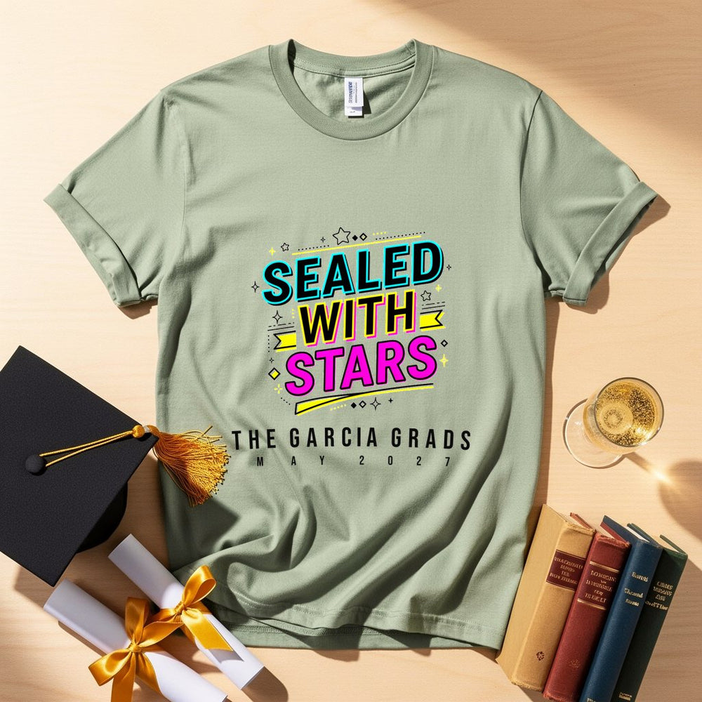 Sealed With Stars Personalized Group T-Shirt