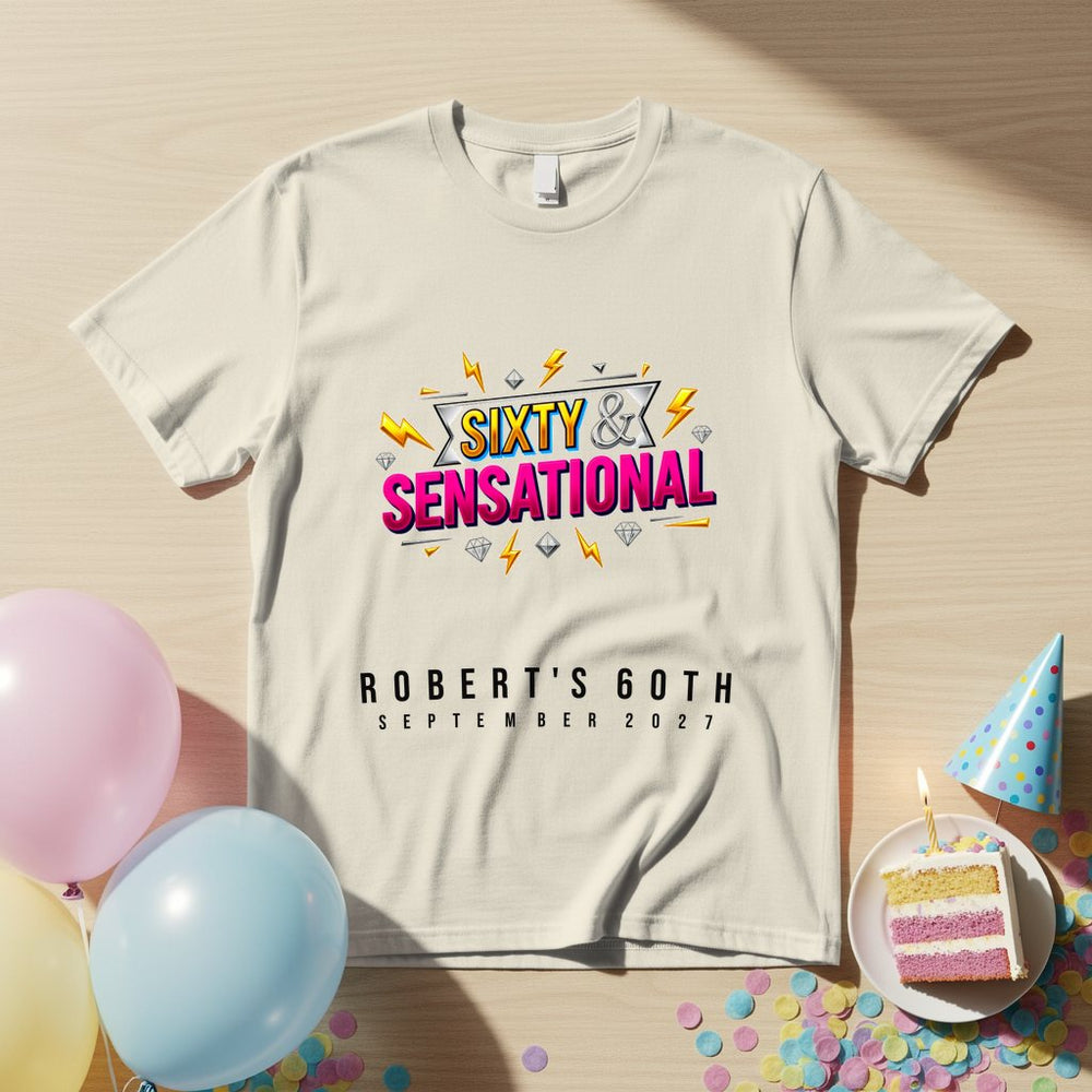 Sixty Sensational Personalized Group T-Shirt
