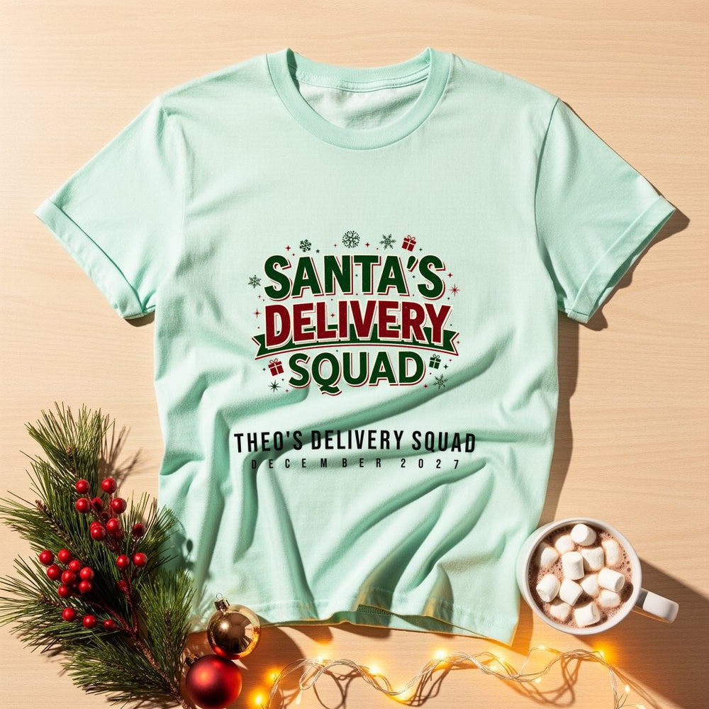 Santa's Delivery Personalized Group Tee & Sweatshirt