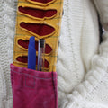 Ethnic Sling Bag - Chocolate / Elephant Dress Loud