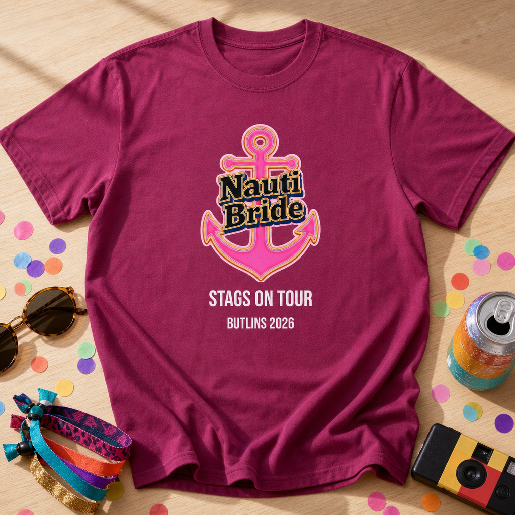 Nauti Bride Neon Anchor