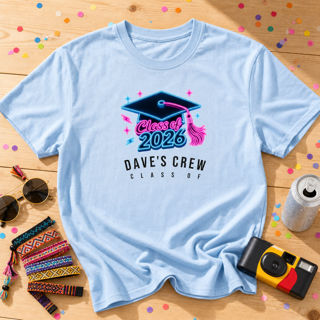 Neon Glory Grad Cap