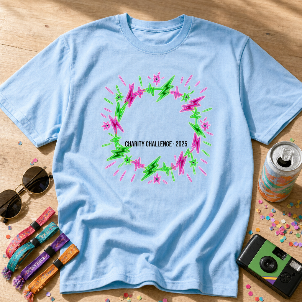 Neon Heartbeat Wreath